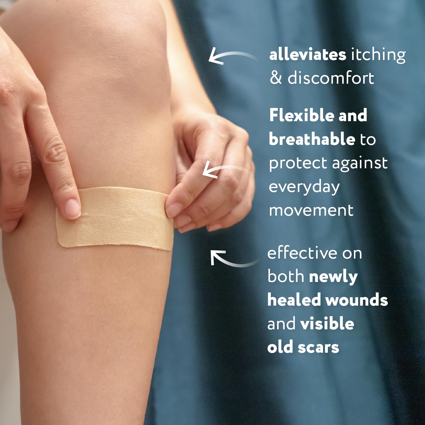 Skin & Doc Silicone Scar Removal Sheets - Fades Surgical, C-Section, Burn & Acne Scars